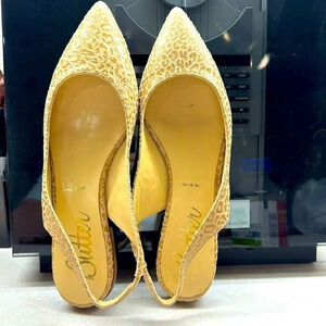 Butter Italian Italy Cheetah Leopard Flats Shoes Size 5 NEW